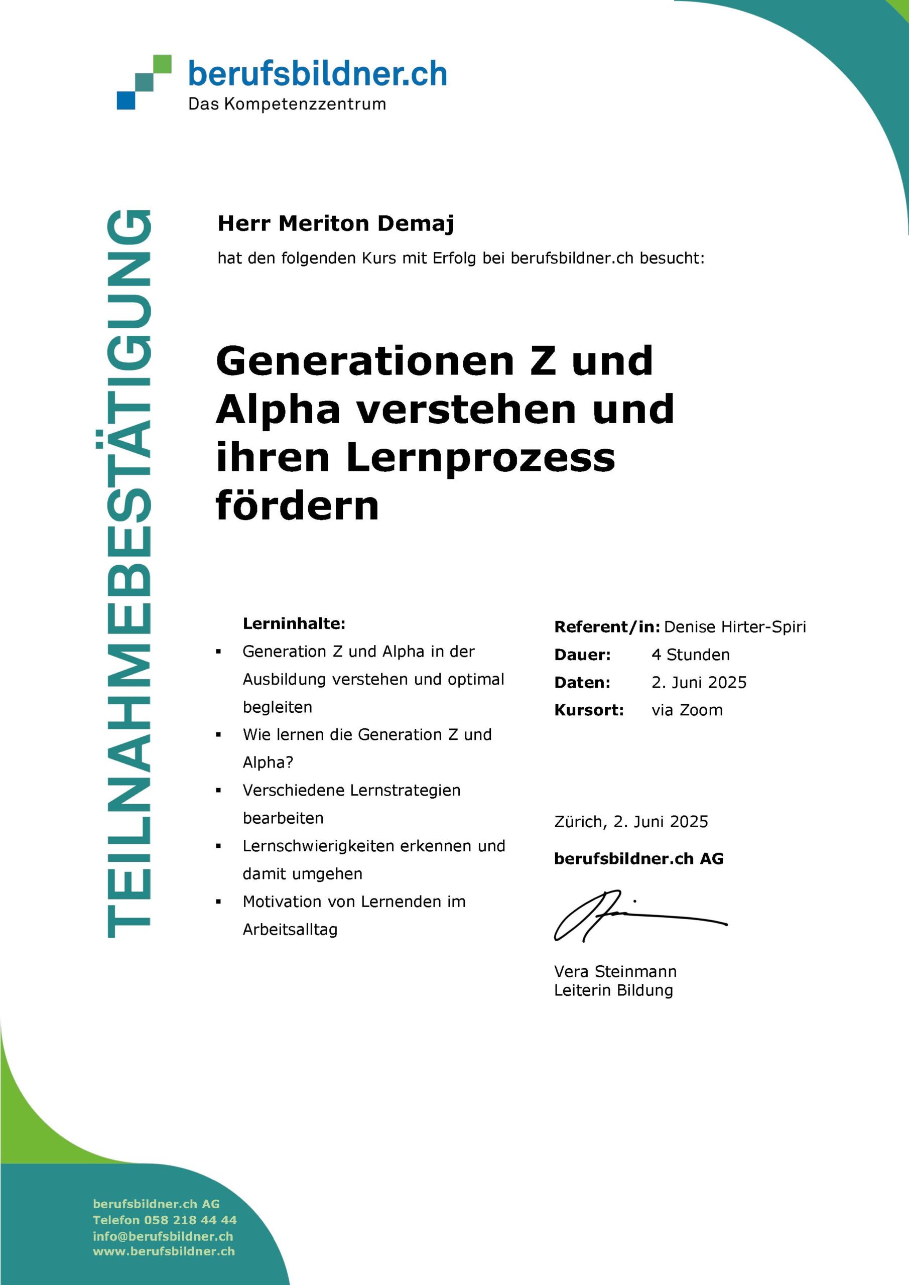 meriton_demaj_FS7-2025-09-D_Zertifikat
